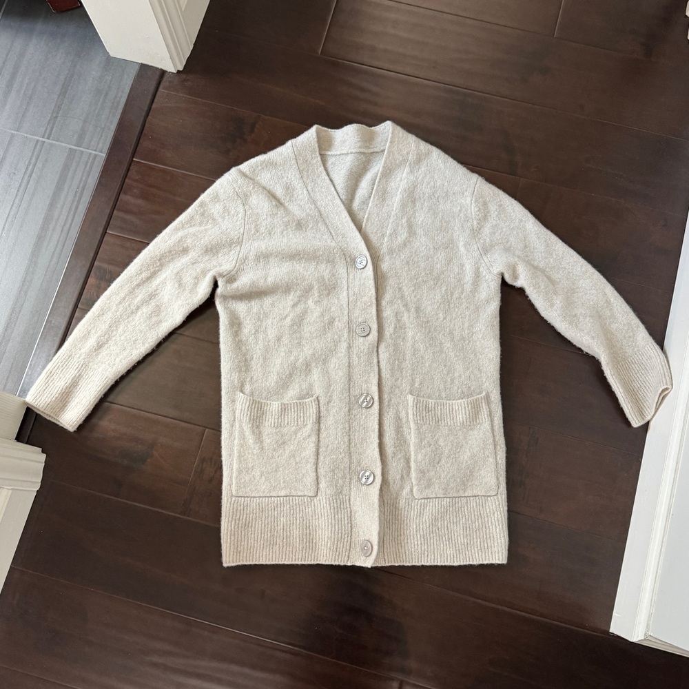 Muji cardigan sweater